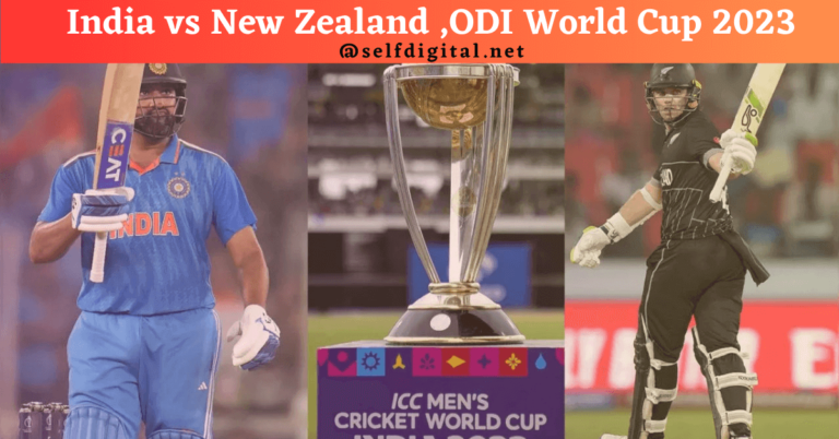 India vs New Zealand ,ODI World Cup 2023
